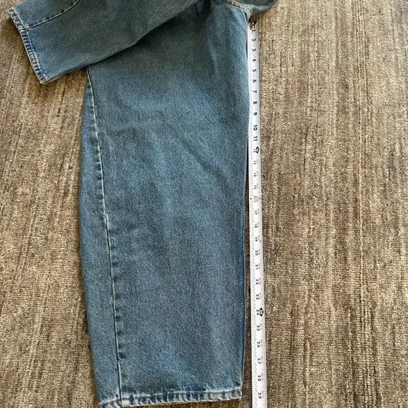 Abercrombie and Fitch Curve Love Mid Rise Barrel Jean,  30 Long - Picture 7 of 10
